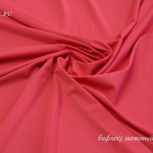Ткань для купальника Бифлекс матовый красный