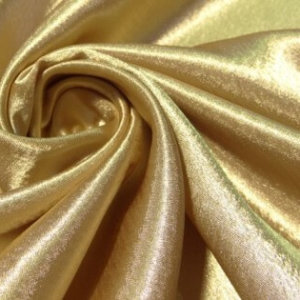 Ткань для жакета Креп сатин цвет золотой