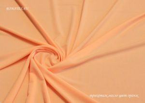Ткань для купальника Трикотаж масло персиковый