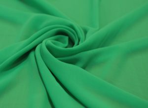 Ткань для туники Шифон микровискоза Цвет светло-зелёный