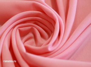 Ткань для пиджака Креп шифон цвет розовый
